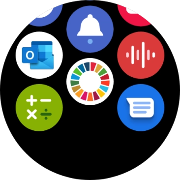 Press the email icon.