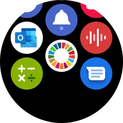 Press the email icon.