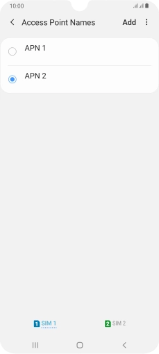 Press the Home key to return to the home screen.