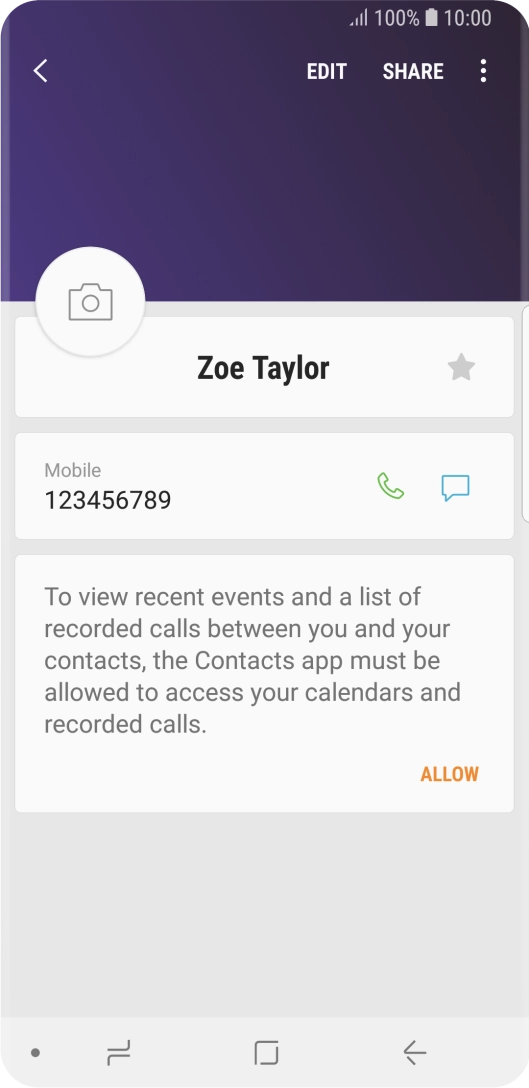 Press the Home key to return to the home screen.