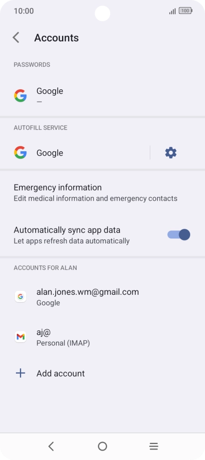 Press the Home key to return to the home screen.