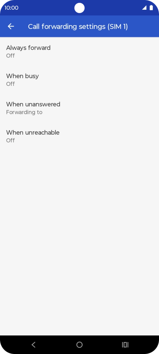 Press the Home key to return to the home screen.