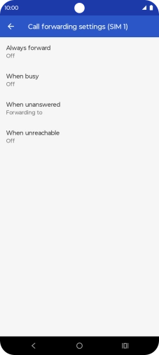 Press the Home key to return to the home screen.