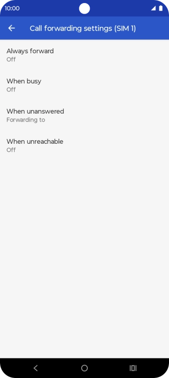Press the Home key to return to the home screen.