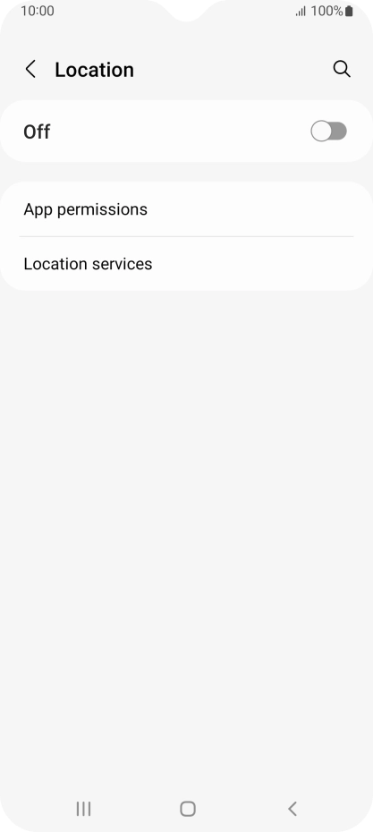 Press the indicator to turn the function on or off.
