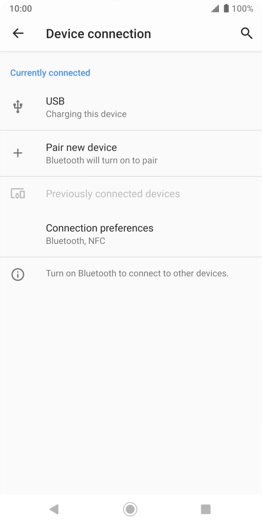 Press Connection preferences.