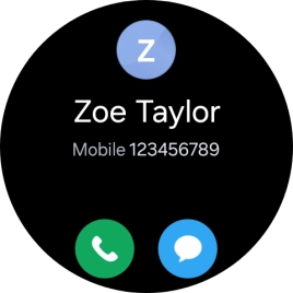 Press the call icon.