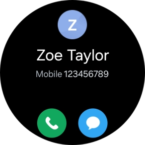 Press the call icon.