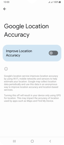If you press the indicator next to 