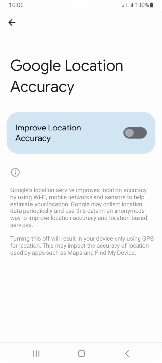 If you press the indicator next to 