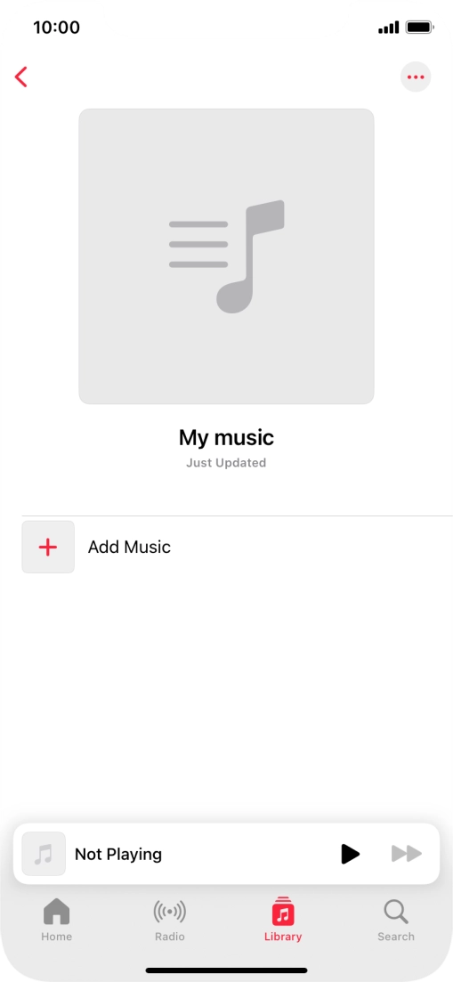 Press Add Music.