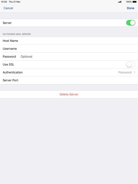 Press Authentication.