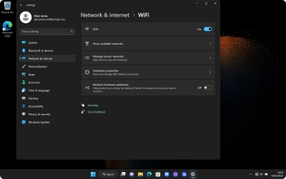 Click Show available networks.