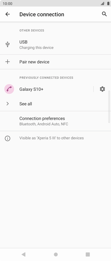 Press the Home key to return to the home screen.