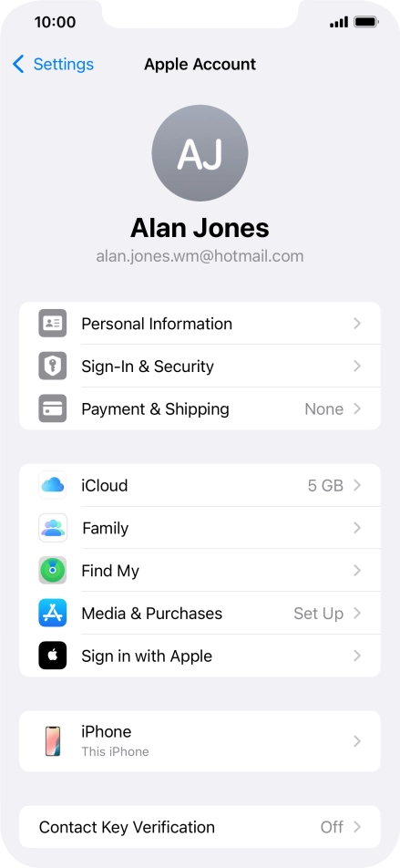 Slide your finger upwards starting from the bottom of the screen to return to the home screen.