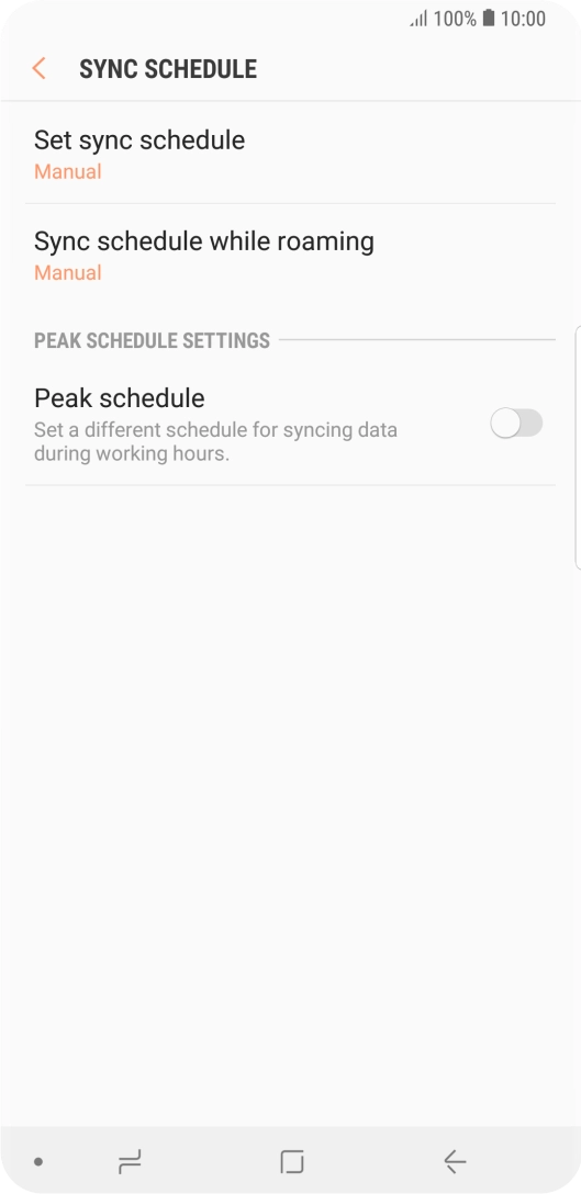 Press the Home key to return to the home screen.