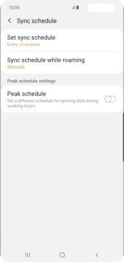 Press the Home key to return to the home screen.