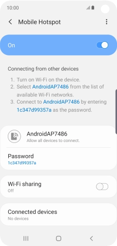 Press the Home key to return to the home screen.