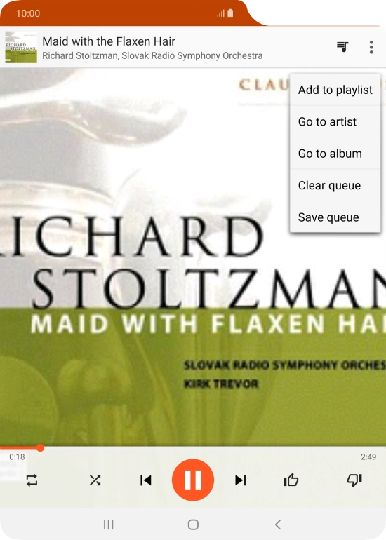 Press Add to playlist.