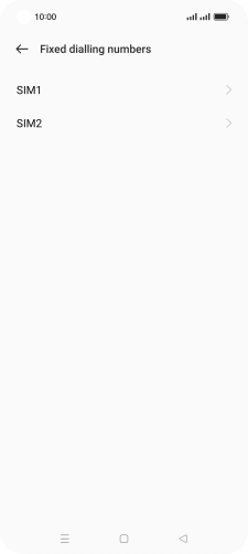 Press the required SIM.