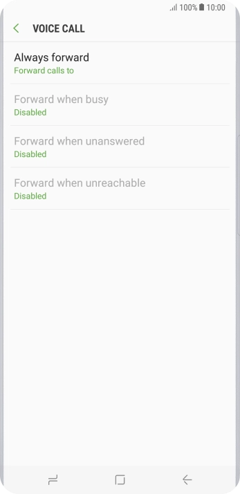 Press the Home key to return to the home screen.