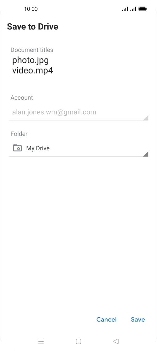 Press the field below 