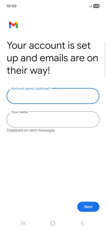 Press the field below 