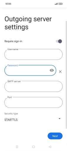 Press the field below 