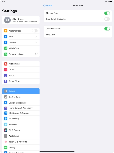 Slide your finger upwards starting from the bottom of the screen to return to the home screen.