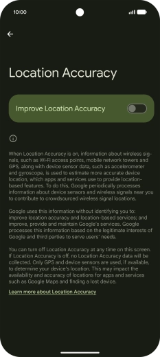 If you press the indicator next to 