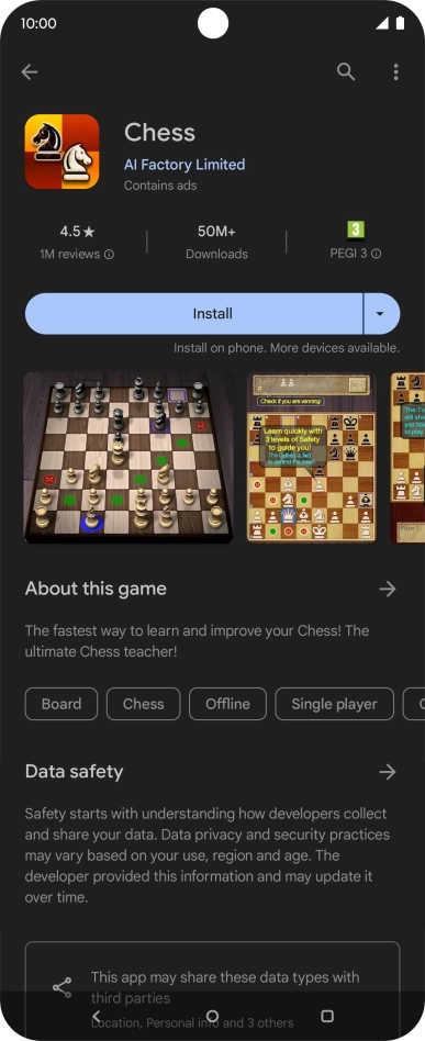 Press the Home key to return to the home screen.