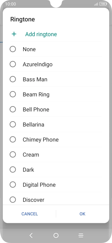 Press Add ringtone.