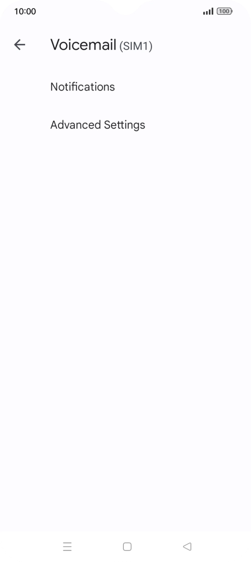 Press Advanced Settings.