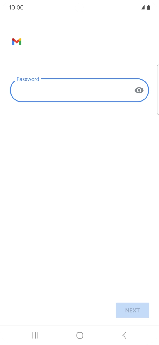 Press the field below 