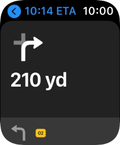 Follow the instructions on the screen to go to the required destination.