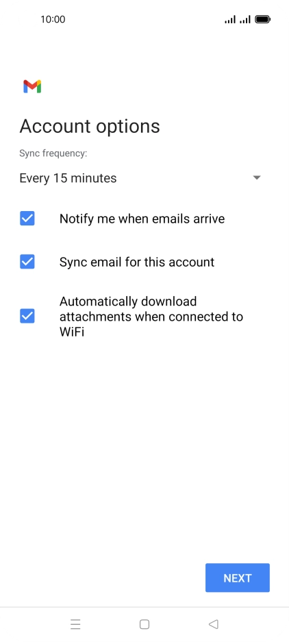Press the drop down list below 