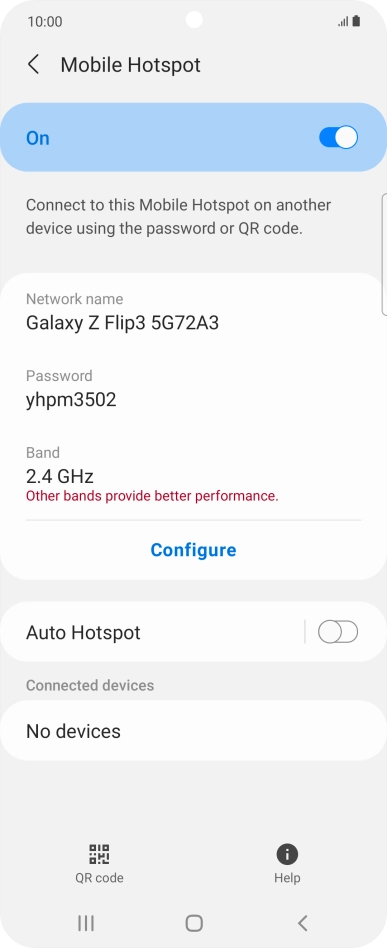 Press the Home key to return to the home screen.