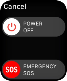 Press and drag the power off icon right.