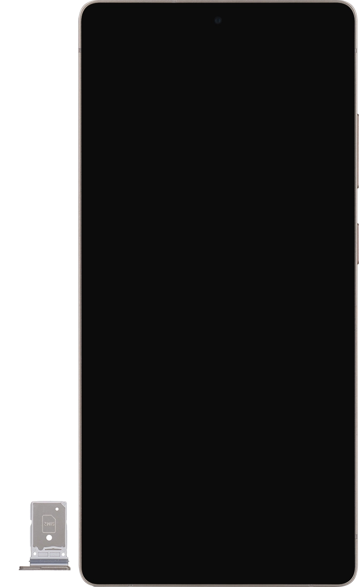 Turn your SIM as illustrated in the second SIM holder and place it in the SIM holder.