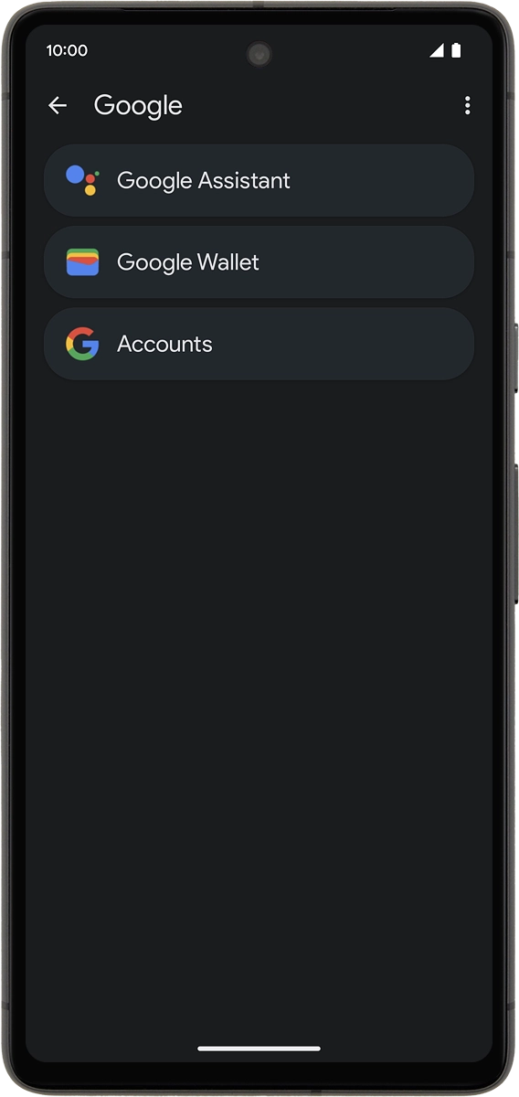On your phone: Press Google Assistant.