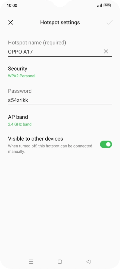 Press the field below 
