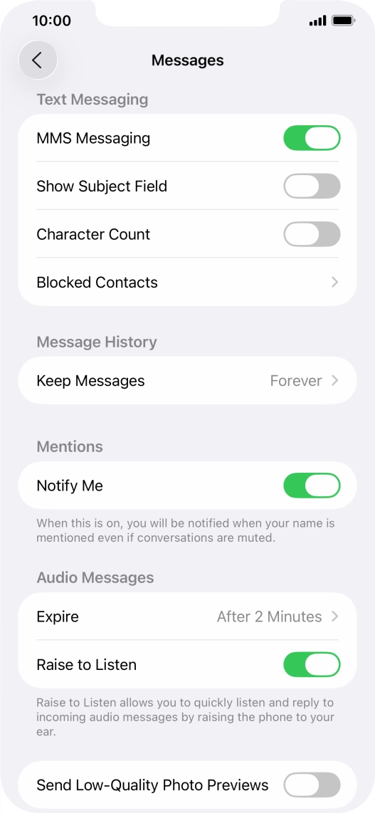 Slide your finger upwards starting from the bottom of the screen to return to the home screen.