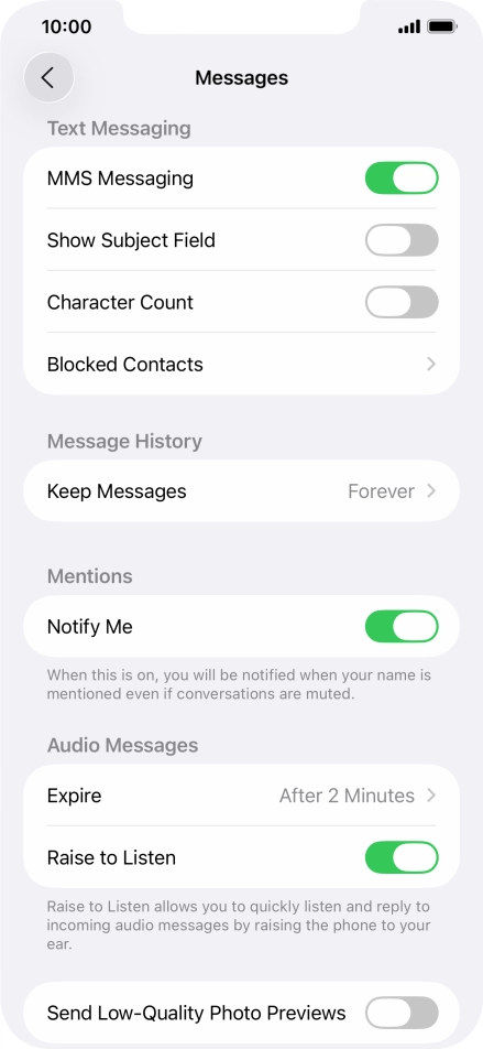 Slide your finger upwards starting from the bottom of the screen to return to the home screen.