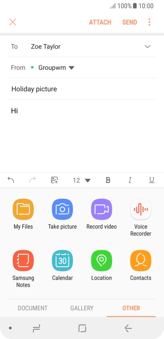 Press My Files and go to the required folder.