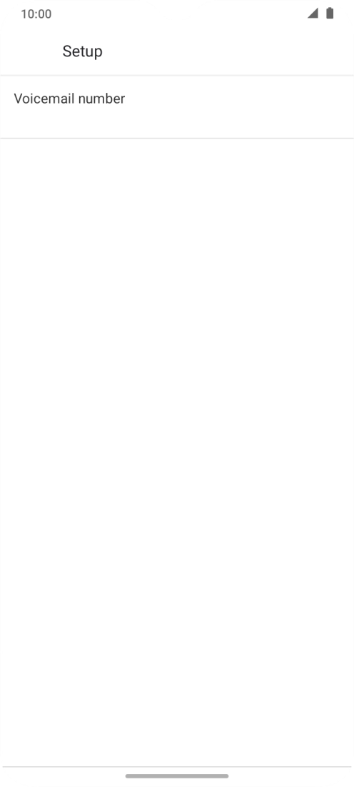 Press Voicemail number.