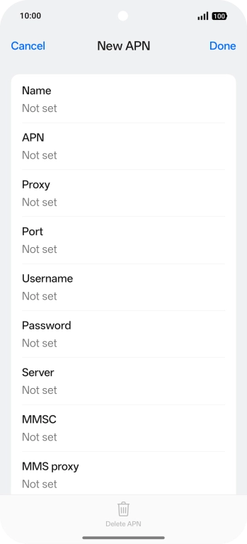 Press the field below 