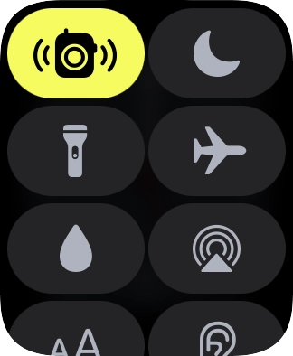 Press the flight mode icon to turn the function on or off.