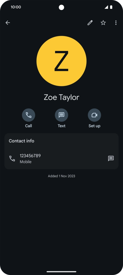 Slide your finger upwards starting from the bottom of the screen to return to the home screen.