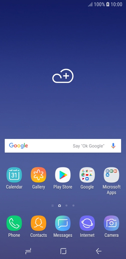 When the battery charging icon is displayed, the battery is charging.