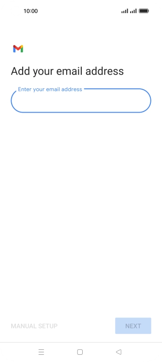 Press the field below 